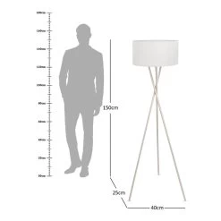 Harrison Floor Lamp, White - 40x150 Cm -decoration 5110100400831 4