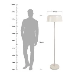 Splendy Floor Lamp, White - 40x150 Cm -decoration 5110100400879 5