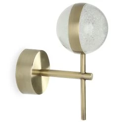 Orla LED Wall Lamp, Antique Brass – 20x16 Cms