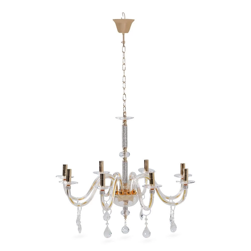 Luhan Pendant Lamp, French Gold & Clear - Small 1 Luhan Pendant Lamp, French Gold & Clear - Small