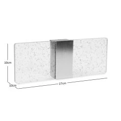 Olsen Wall Lamp, Silver - 10x27 Cm 5 Olsen Wall Lamp, Silver - 10x27 Cm -decoration 5110100601115 3