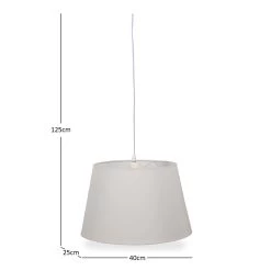 Aya Ceiling Lamp, White - 40x125 Cm -decoration 5110100700528 4
