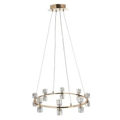 Soho Acrylic Pendant Lamp - 57 X 80 Cms (Chrome)