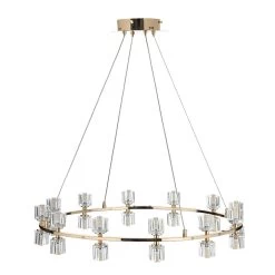 Soho Glass Pendant Lamp - 72 X 80 Cms (French Gold)
