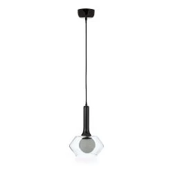 Halen Glass Pendant Lamp, Multicolour - 20x32 Cms