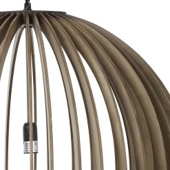 Round Wooden Hanging Lamp, Gohanoy -decoration 5110100802291 3