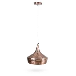 Burnely Hanging Lamp, Antique Copper – 35x25 Cms