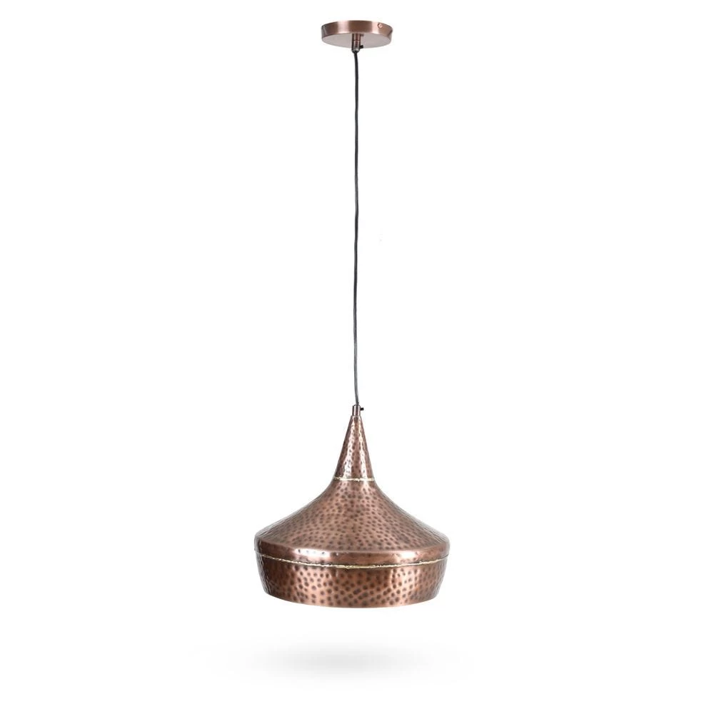 Burnely Hanging Lamp, Antique Copper – 35x25 Cms 1 Burnely Hanging Lamp, Antique Copper – 35x25 Cms