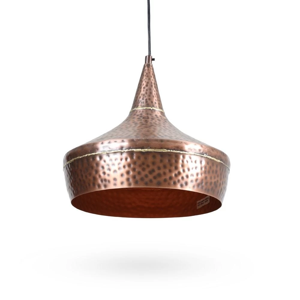 Burnely Hanging Lamp, Antique Copper – 35x25 Cms 2 Burnely Hanging Lamp, Antique Copper – 35x25 Cms - Image 2