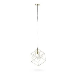 Watford Hanging Lamp, Brass – 30x30 Cms