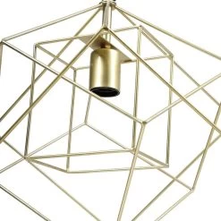 Watford Hanging Lamp, Brass – 30x30 Cms -decoration 5110100802314 3