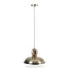 Swansea Hanging Lamp, Matte Brass – 41x28 Cms