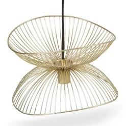 Valencia Hanging Lamp, Brass – 36x23 Cms -decoration 5110100802383 3