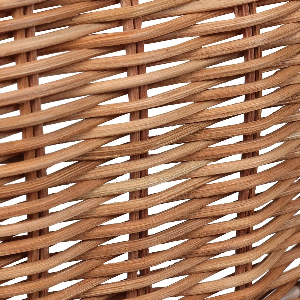 Regan Handcrafted Rattan Lamp Shade, Natural – Medium 3 Regan Handcrafted Rattan Lamp Shade, Natural – Medium - Image 3