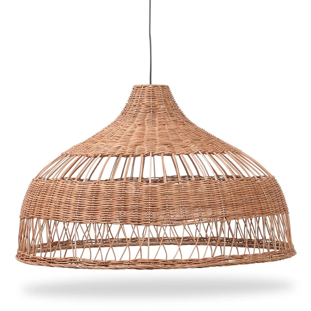 Arden Handcrafted Rattan Lamp Shade, Natural 1 Arden Handcrafted Rattan Lamp Shade, Natural