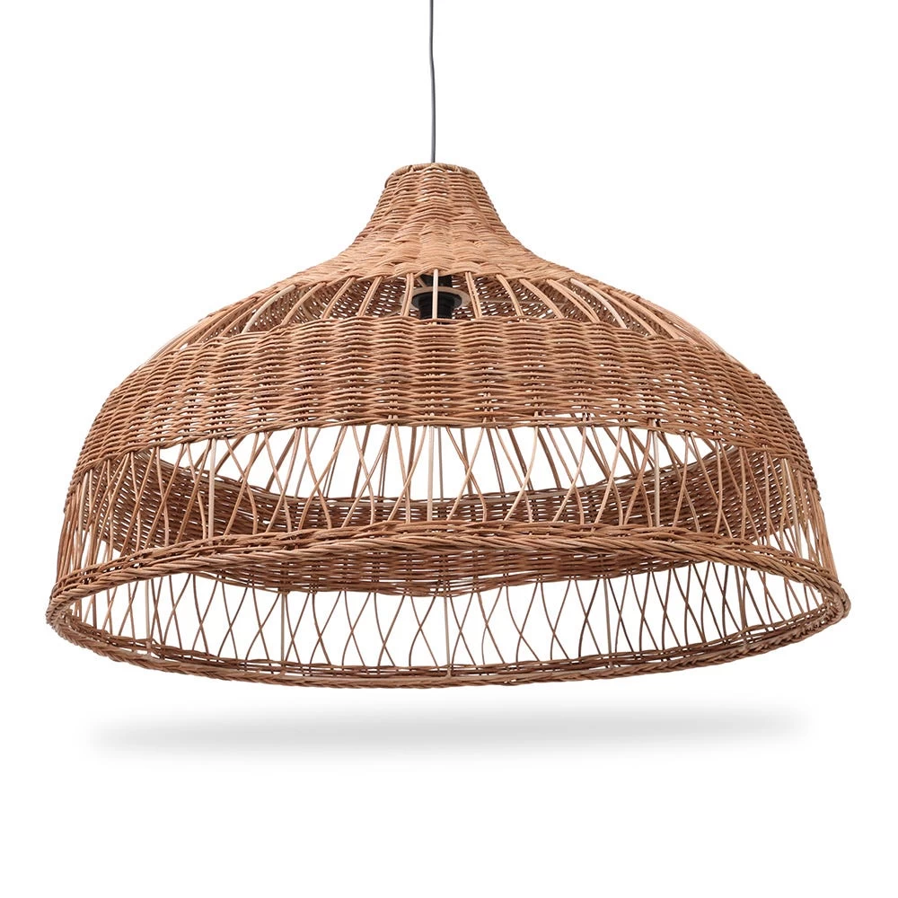 Arden Handcrafted Rattan Lamp Shade, Natural 2 Arden Handcrafted Rattan Lamp Shade, Natural - Image 2