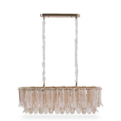 Baeky Pendant Lamp, French Gold – 90x77 Cms