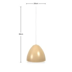 Nicole Ceiling Lamp, Beige - 35x30 Cm -decoration 5110100803052 4