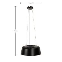 Splendy Ceiling Lamp, Black - 40x14.5 Cm -decoration 5110100803069 4