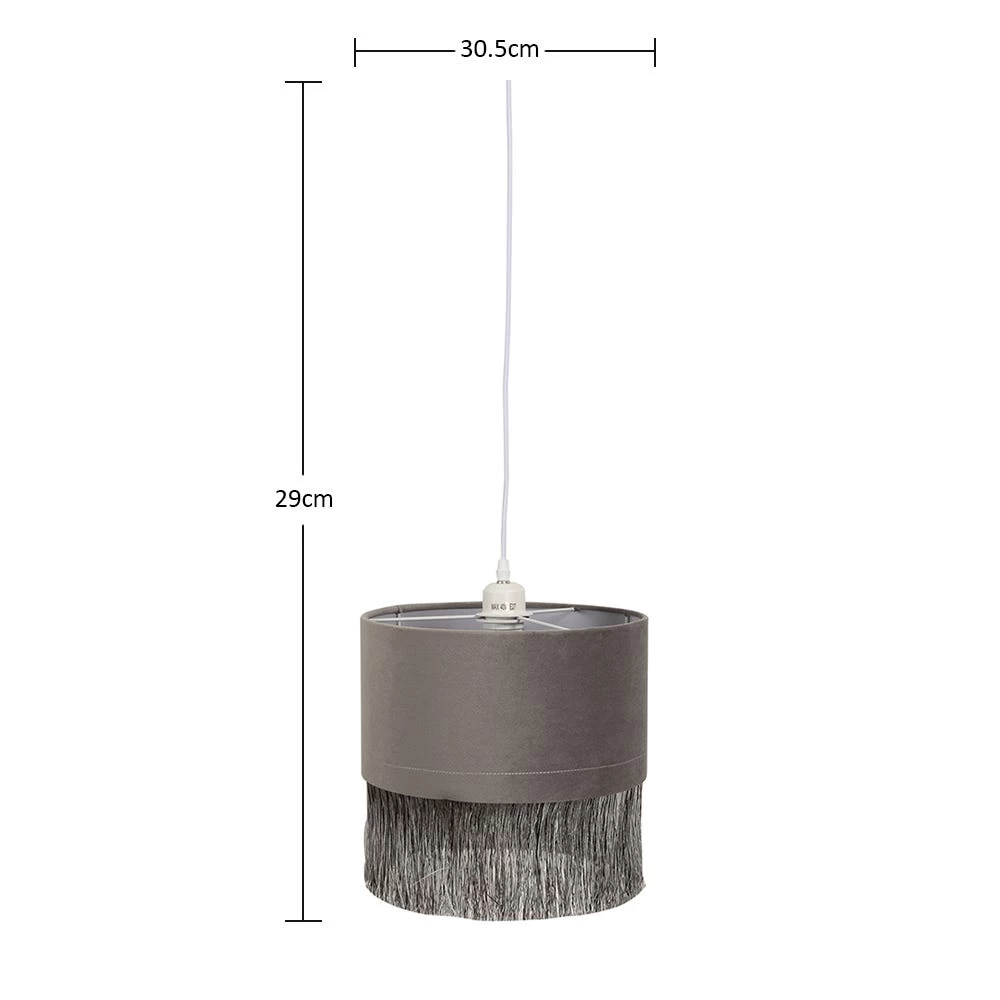 Hortons Ceiling Lamp, Grey - 30.5x29 Cm 4 Hortons Ceiling Lamp, Grey - 30.5x29 Cm - Image 4