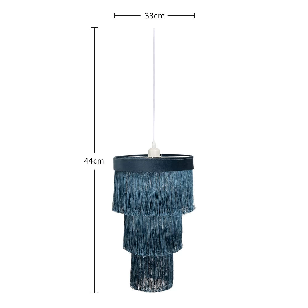Gloss Ceiling Lamp, Blue - 33x44 Cm 4 Gloss Ceiling Lamp, Blue - 33x44 Cm - Image 4