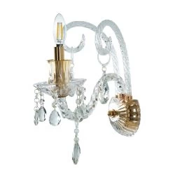 Madiha Glass Wall Lamp - 25 X 31 Cms