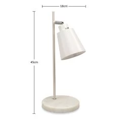 Jedd Study Lamp, White - 18x45 Cm -decoration 5110101200119 4