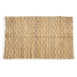 Chitoor Jute Rug, Natural – 150x90 Cms