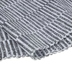 Ara Handwoven Rug, Charcoal - 120x180 Cms 8 Ara Handwoven Rug, Charcoal - 120x180 Cms -decoration 5110200100655 4