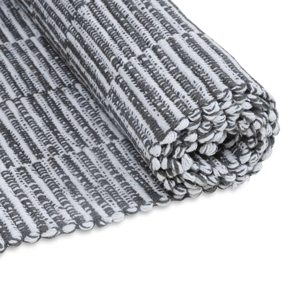Ara Handwoven Rug, Charcoal - 120x180 Cms 5 Ara Handwoven Rug, Charcoal - 120x180 Cms - Image 5