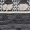 Poldi Handwoven Rug, Natural & Black – 120x180 Cms