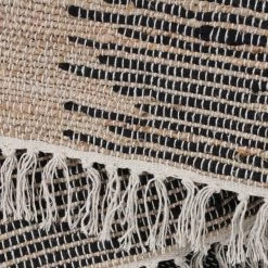 Valter Handwoven Rug, Natural & Black – 90x150 Cms -decoration 5110200101539 3