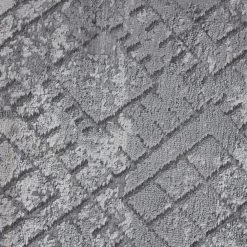 Invista Med Rug, Grey & Light Grey – Small, 80x150 Cms -decoration 5110200101614 5