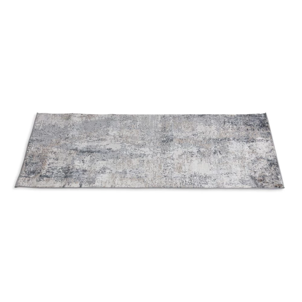 Invista Rug, Grey & Cream – Small, 80x150 Cms 1 Invista Rug, Grey & Cream – Small, 80x150 Cms