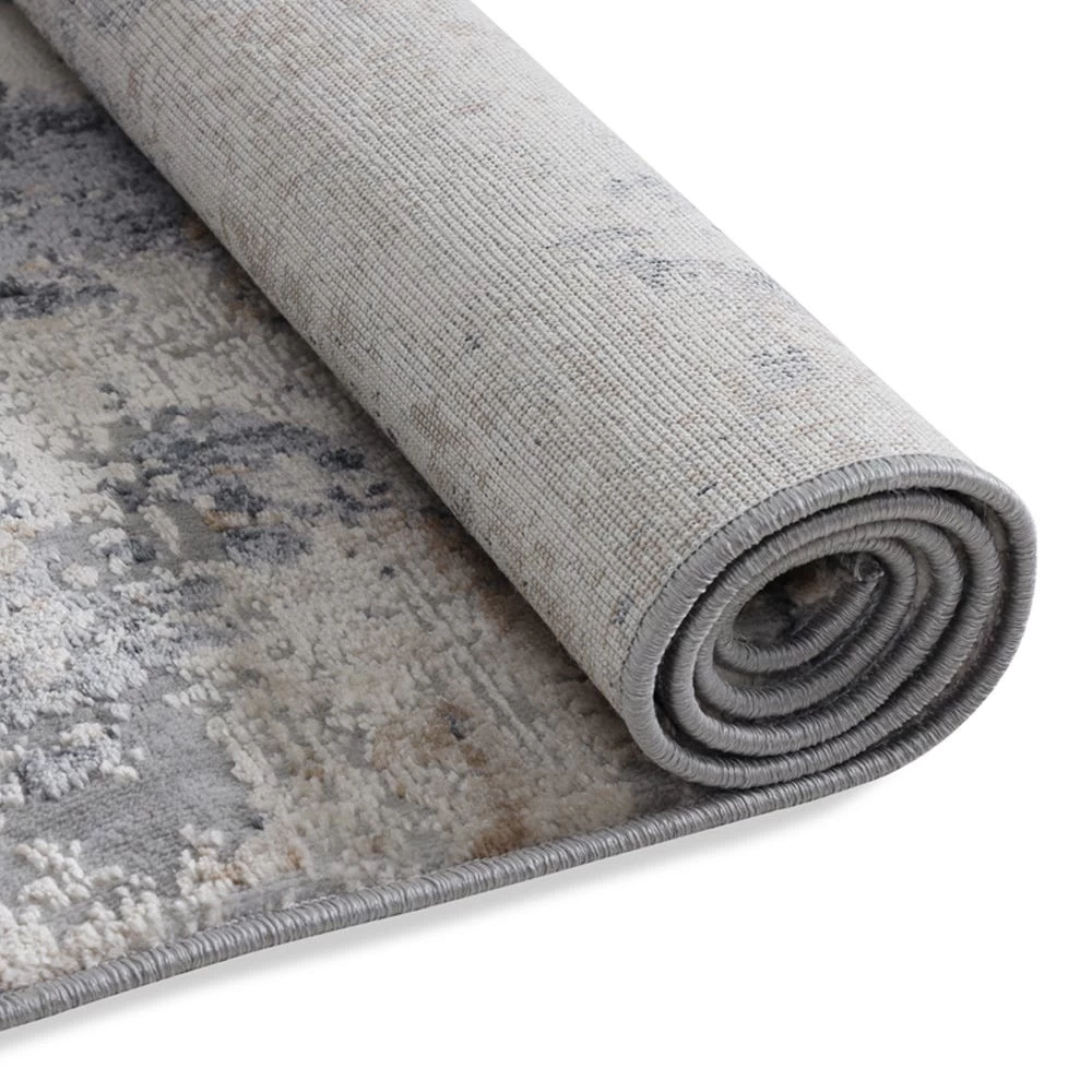 Invista Rug, Grey & Cream – Small, 80x150 Cms 3 Invista Rug, Grey & Cream – Small, 80x150 Cms - Image 3