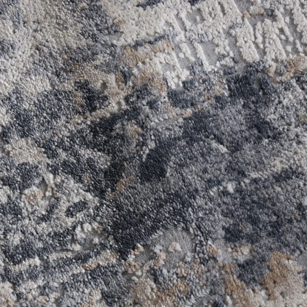 Invista Rug, Grey & Cream – Small, 80x150 Cms 5 Invista Rug, Grey & Cream – Small, 80x150 Cms - Image 5