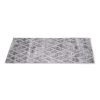 Invista Crisscross Rug, Grey & Cream – Small, 80x150 Cms