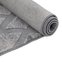 Invista Crisscross Rug, Grey & Cream – Small, 80x150 Cms -decoration 5110200101645 3