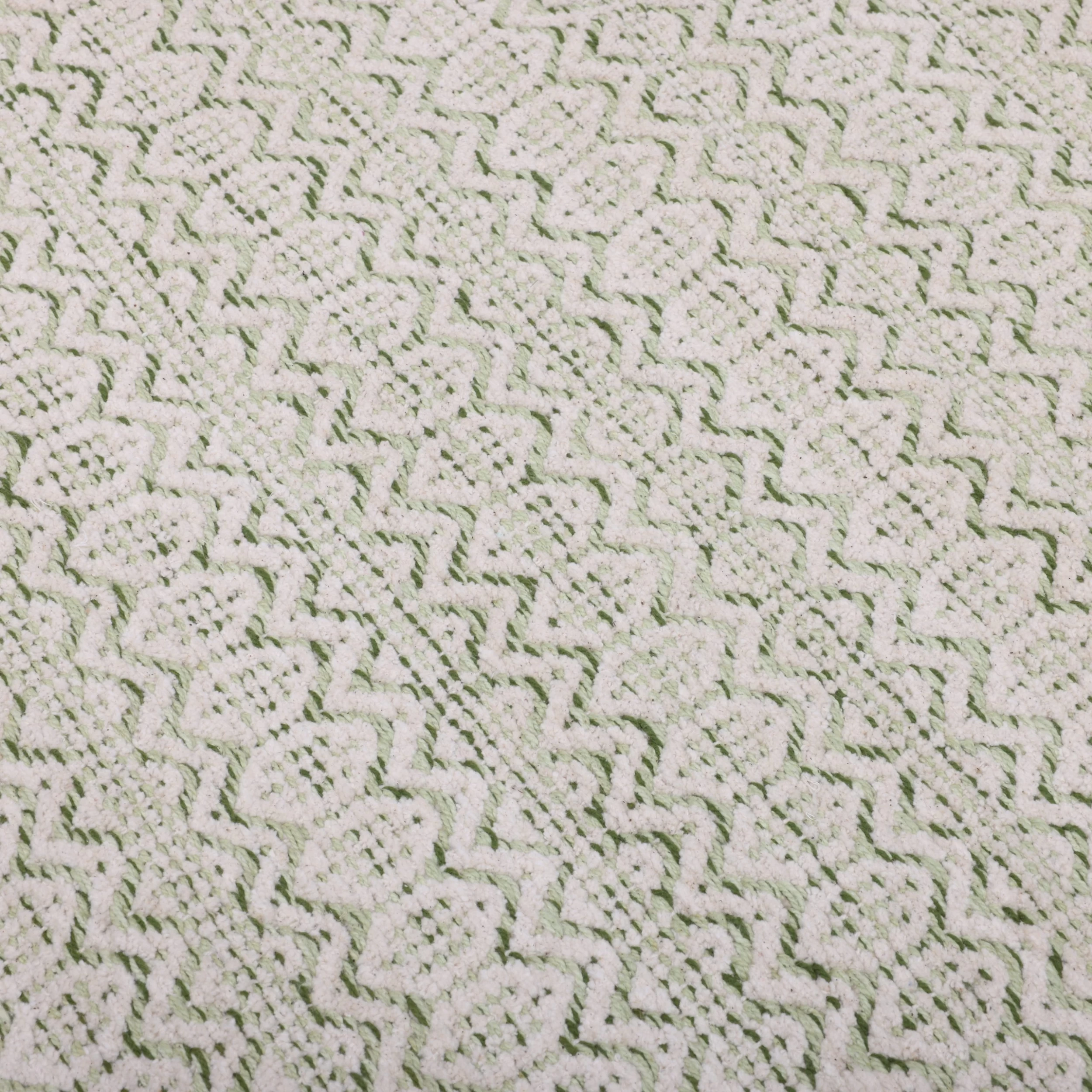 Cotton Chenille Rug, Green – 120x170 Cm 5 Cotton Chenille Rug, Green – 120x170 Cm - Image 5