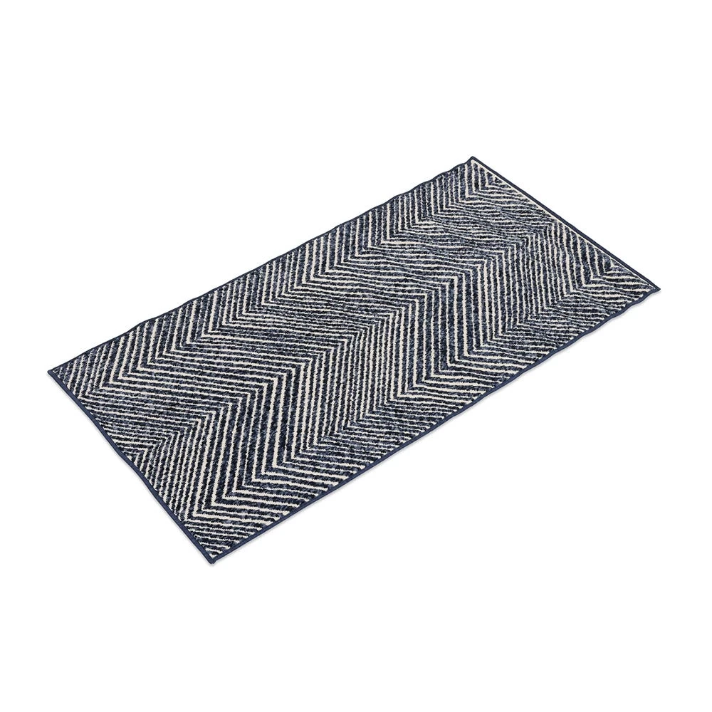 Re-Mix Rug, Grey & Blue – 80x150 Cm 2 Re-Mix Rug, Grey & Blue – 80x150 Cm - Image 2