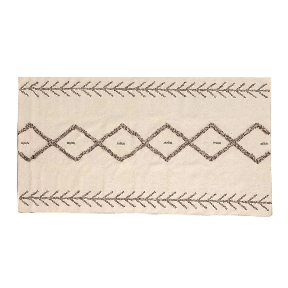 Zagi Handwoven Rug, Beige & Chocolate – 120x170 Cm 1 Zagi Handwoven Rug, Beige & Chocolate – 120x170 Cm