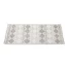 Agra Carpet, Light Grey & White - 80x200 Cm