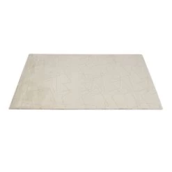 Carson Rabbitfur Rug, Beige & Gold – 160x230 Cm