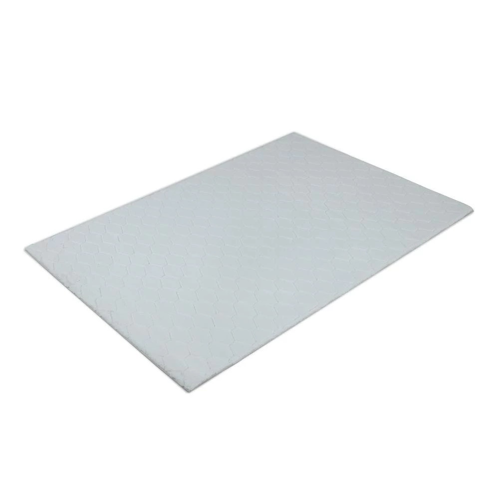 Diamond Quilted Rug, Ivory – 160x230 Cm 2 Diamond Quilted Rug, Ivory – 160x230 Cm - Image 2