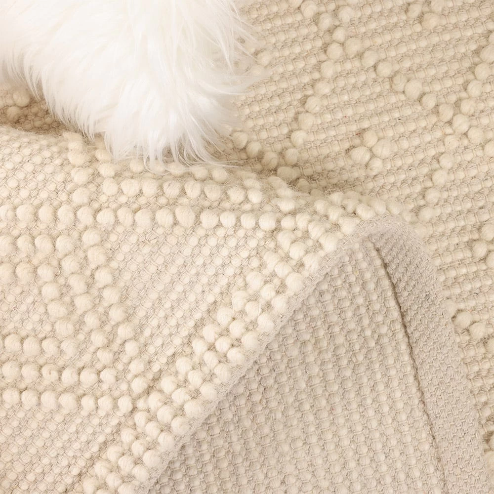 Dana Handwoven Rug, Beige – 160x230 Cm 4 Dana Handwoven Rug, Beige – 160x230 Cm - Image 4