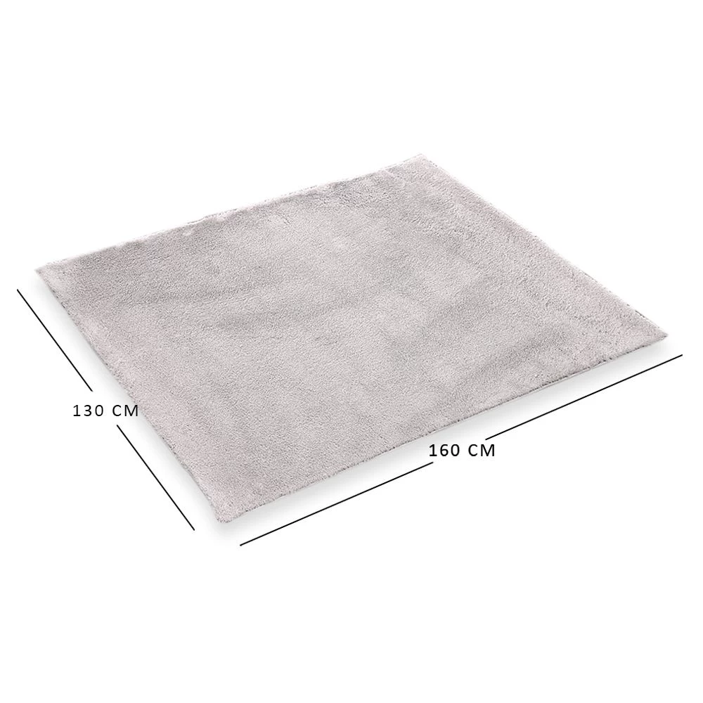 Brianna Shaggy Rug, Light Grey - 160x230 Cm 4 Brianna Shaggy Rug, Light Grey - 160x230 Cm - Image 4