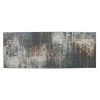 Artline Rug, Dark Grey And Blue - 100 X 300 Cms