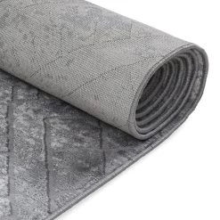 Invista Med Rug, Grey & Light Grey – Large, 200x290 Cms