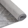 Invista Crisscross Rug, Grey & Cream – Large, 200x290 Cms