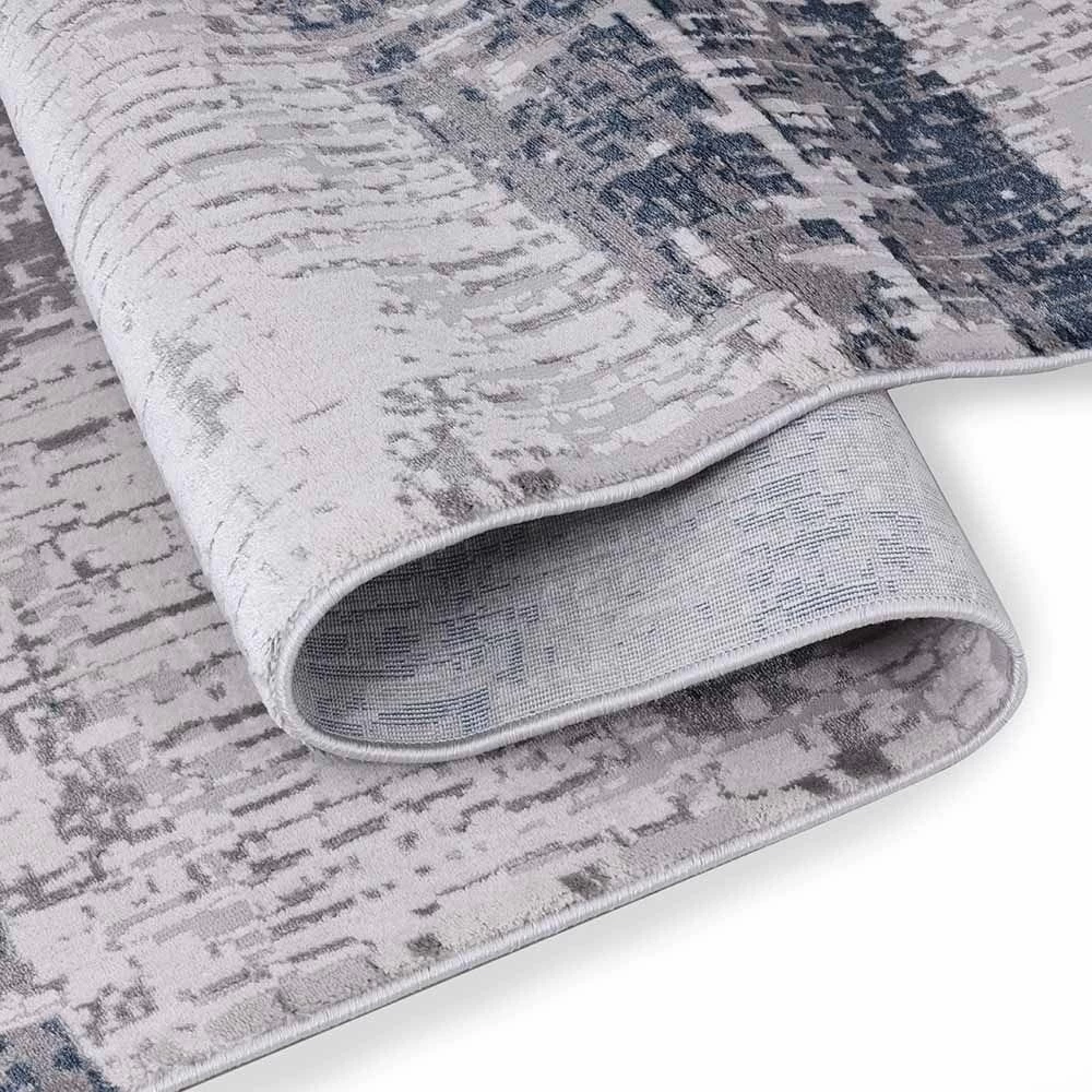 Terra Rug, Cream & Blue – 240x300 Cms 2 Terra Rug, Cream & Blue – 240x300 Cms - Image 2